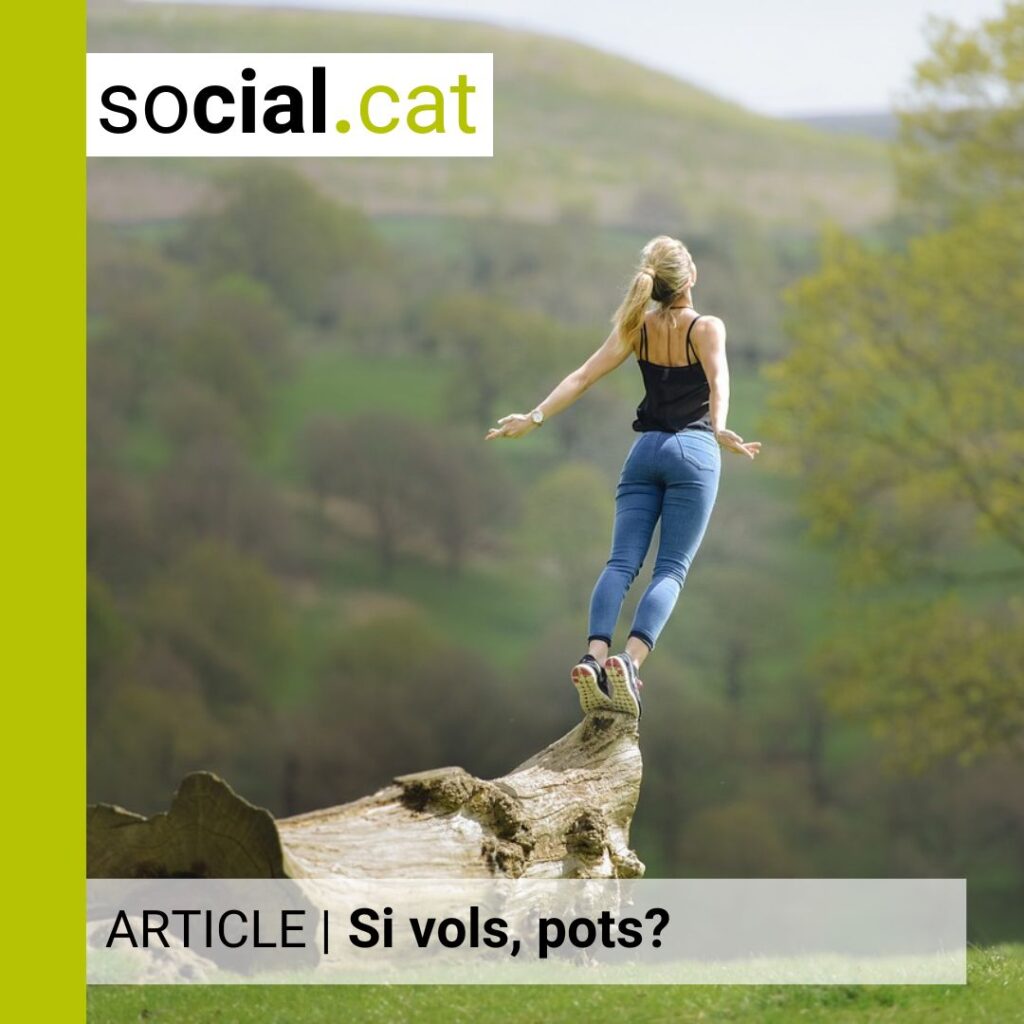 Cartell arcticle social.cat "si vols, pots?"